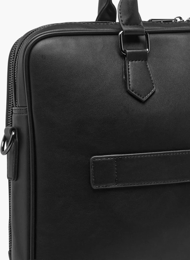 DUCHINI BLACK Men Detachable Strap Portfolio Bag for Men | Best Price UAE